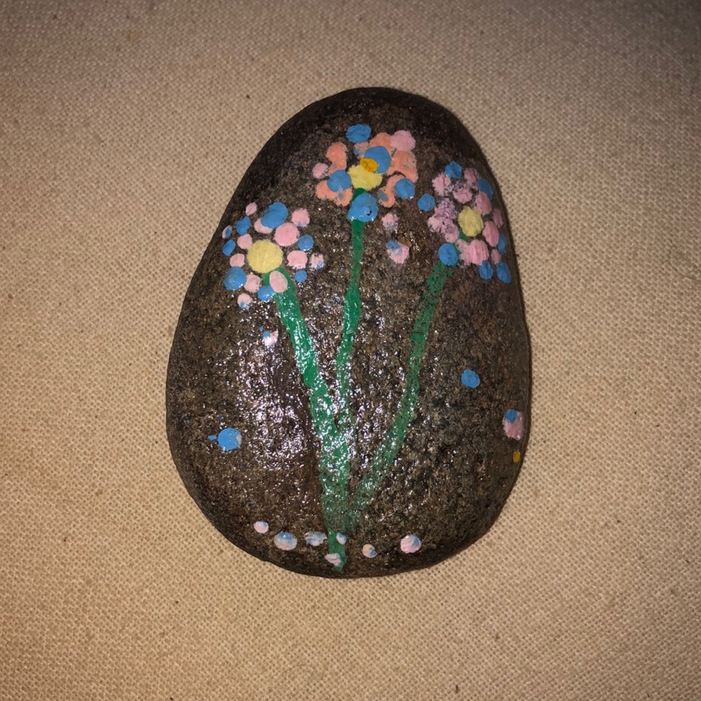 Hand painted Garden art